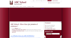 Desktop Screenshot of abc-school-international.com